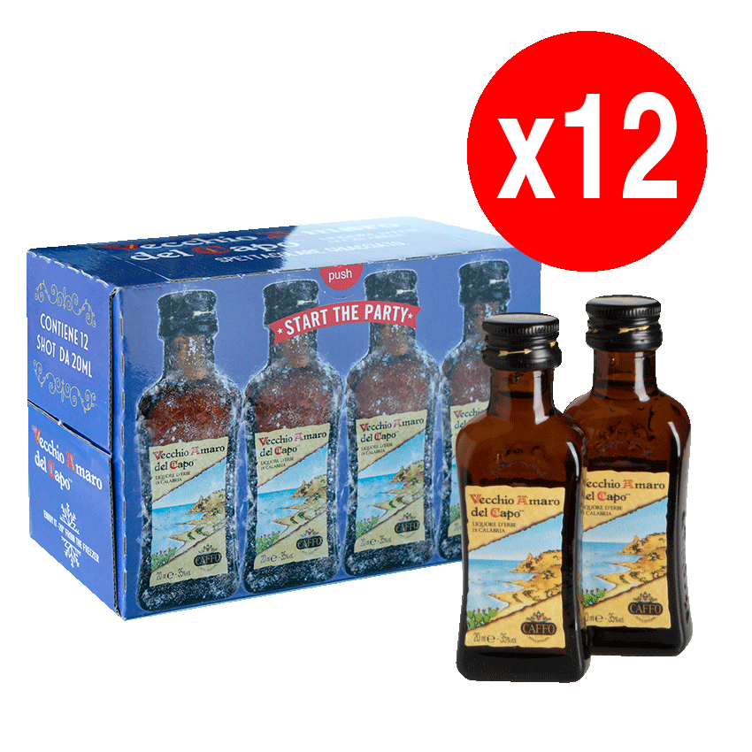 Vecchio amaro del Capo mignon scatola 24 x 5 cl F.lli Caffo s.r.l.